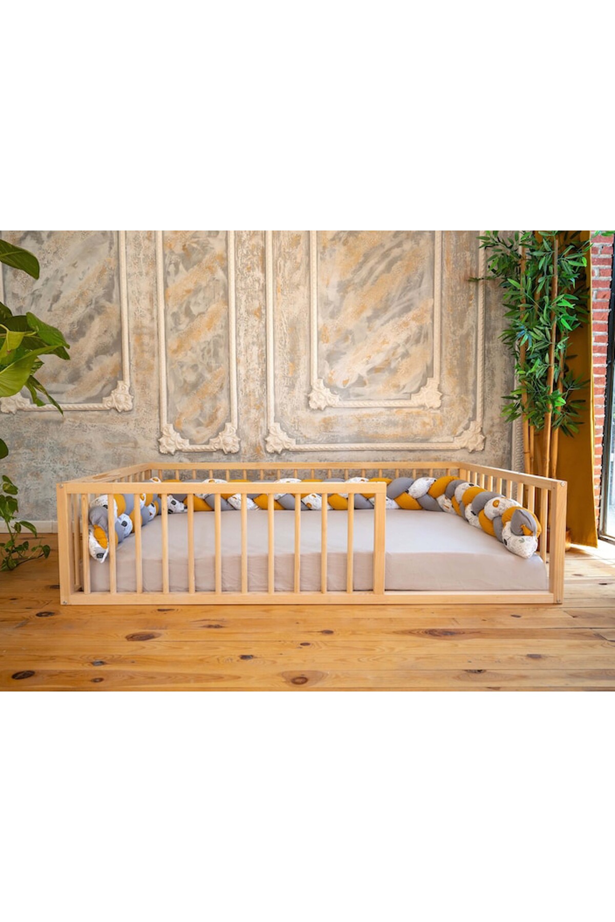 Montessori Ahşap Karyola -montessori Karyola - Montessori Yatak - tree122