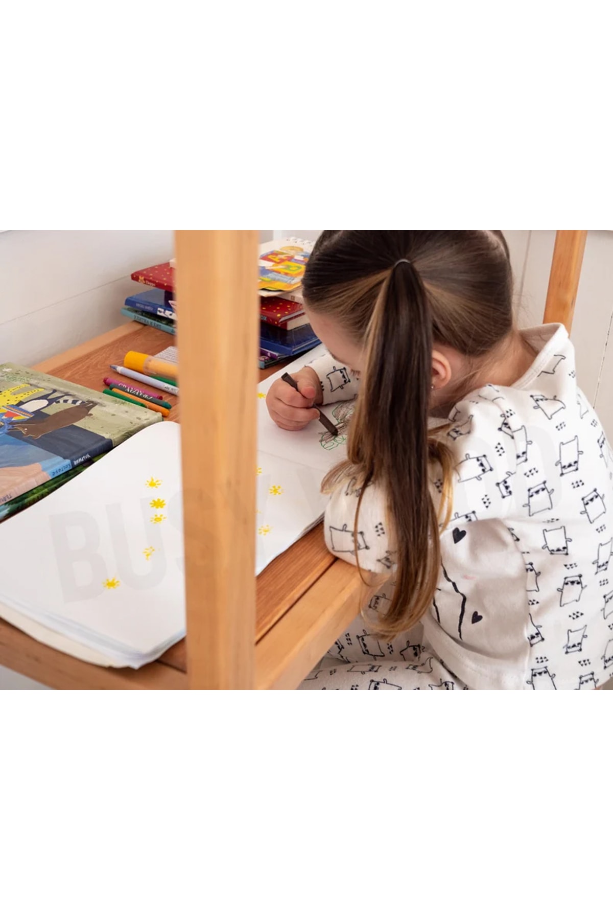 Montessori Ahşap Çocuk Çalışma Masası - Montessori Masa - Montessori Mobilya