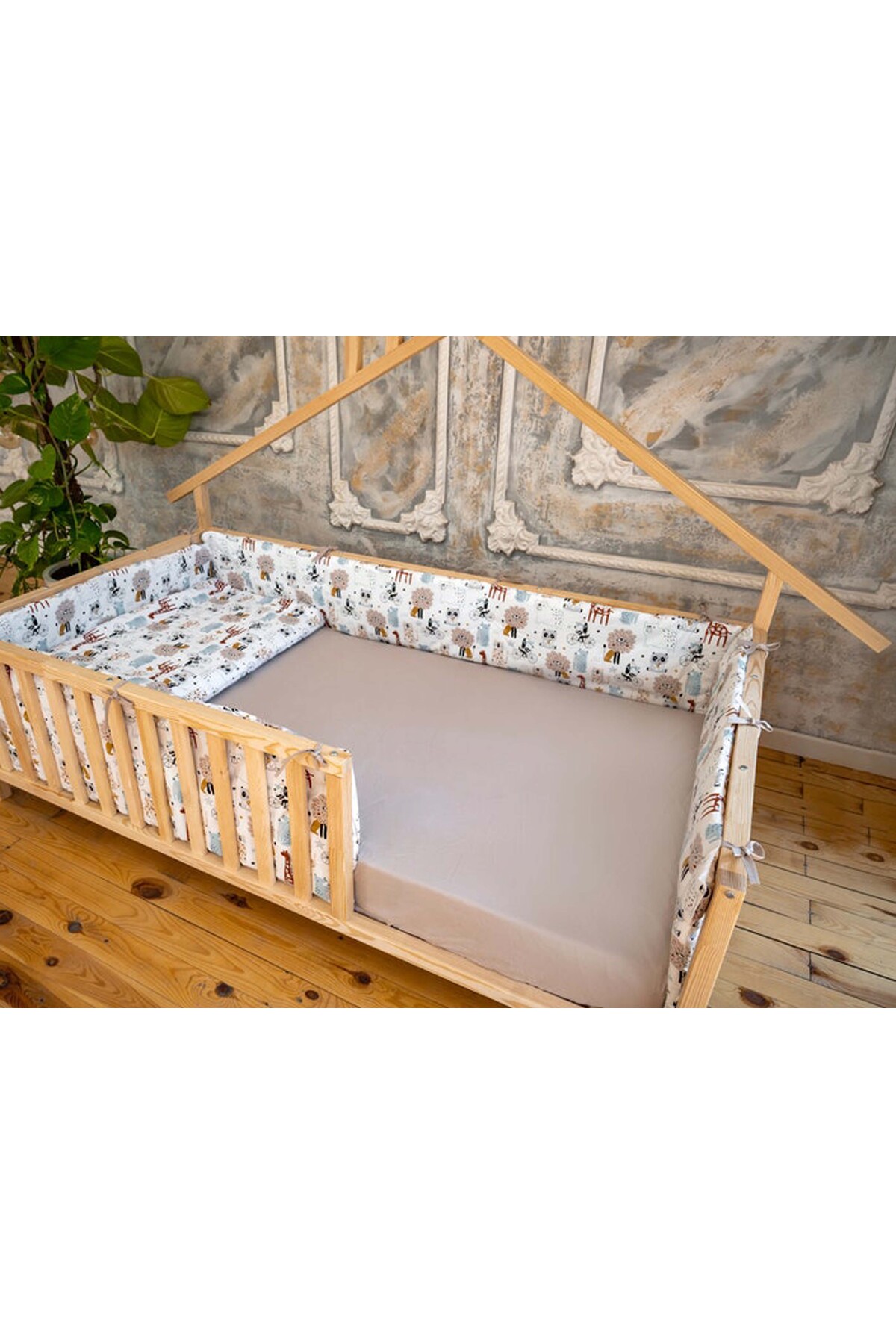 Montessori Ahşap Karyola - Montessori Yatak - Montessori Karyola - tree-119