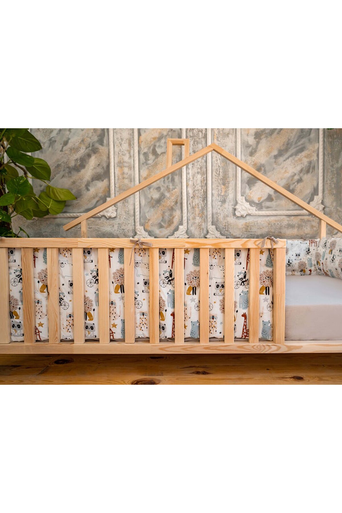 Montessori Ahşap Karyola - Montessori Yatak - Montessori Karyola - tree-119